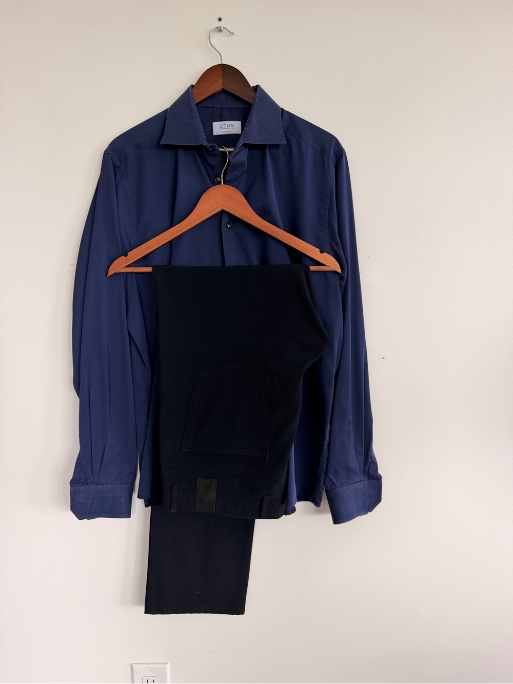 ETON Navy Lightweight Shirt-Jacket for Men
